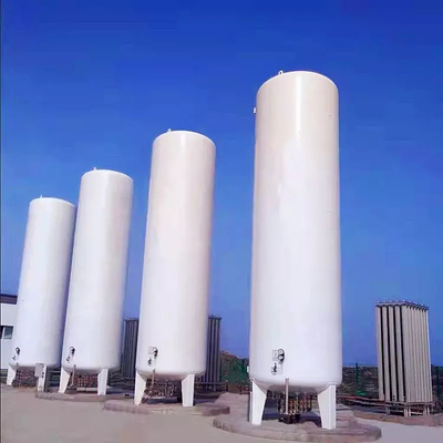 Bể chứa chất lỏng đông lạnh Q245R thẳng đứng để vận chuyển nitơ