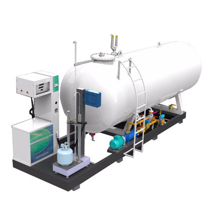 Trạm chiết nạp khí LPG 1000L 40cbm, Trạm chiết nạp LPG tự động 2,5Mpa