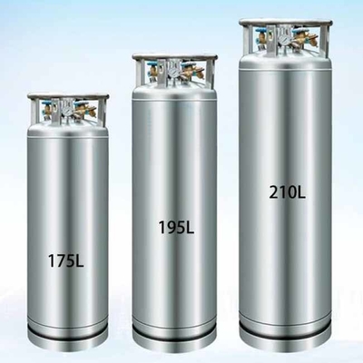 Xy lanh Dewar 1.4mpa Cryogenic 195L Tự điều áp nitơ lỏng