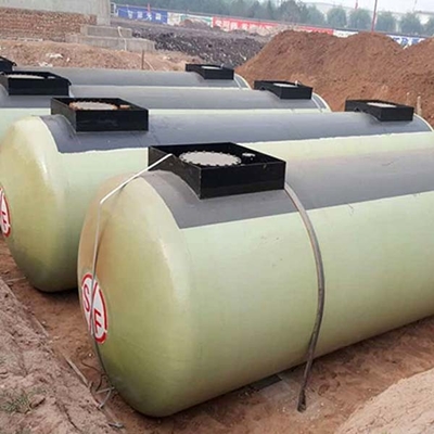 Thùng chứa dầu nhiên liệu vách đôi 100m3 FRP 50 Mét khối