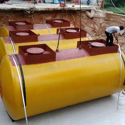 Bồn chứa dầu công nghiệp 0,1 MPa thẳng đứng Thép FRP