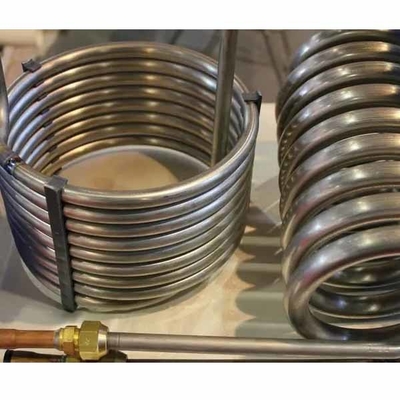 Bộ trao đổi nhiệt ống cuộn 1,6MPa 200 độ Bộ ngưng tụ bằng thép không gỉ 0,4MPa