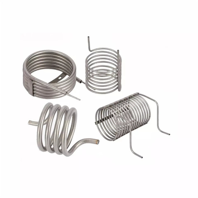 Ống cuộn làm mát Bộ trao đổi nhiệt Cuộn dây titan cho bình ngưng