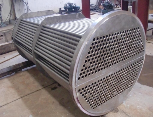 Bộ trao đổi nhiệt ống cuộn dây đồng Bộ trao đổi nhiệt thẳng đứng Titan