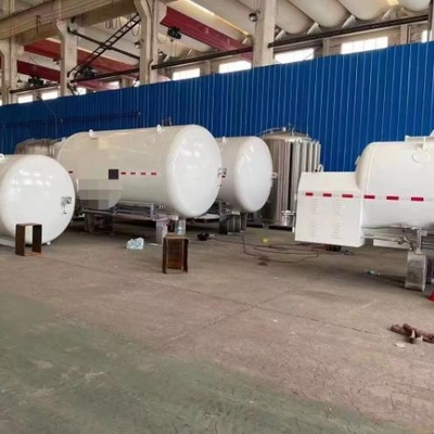 50-100 m3 Cryogenic Liquid Oxygen CO2 Bể lưu trữ 6058mm Chiều dài