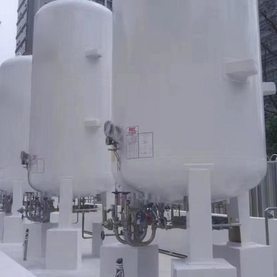 50-100 m3 Cryogenic Liquid Oxygen CO2 Bể lưu trữ 6058mm Chiều dài