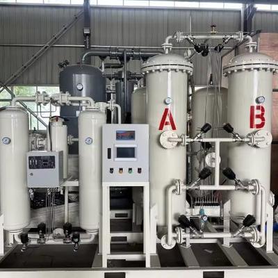 Máy tạo oxy PSA với tuổi thọ 8-10 năm, nguồn điện 220V/50Hz và nhiệt độ hoạt động 5-45°C, dùng cho công nghiệp