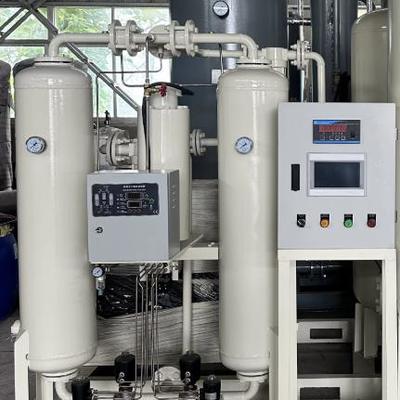 Máy tạo oxy PSA với tuổi thọ 8-10 năm, nguồn điện 220V/50Hz và nhiệt độ hoạt động 5-45°C, dùng cho công nghiệp