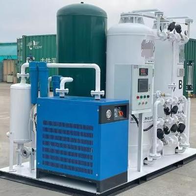 Máy phát oxy PSA dành riêng cho bệnh viện với hệ thống điều khiển PLC và cấu trúc thép không gỉ để cung cấp oxy y tế