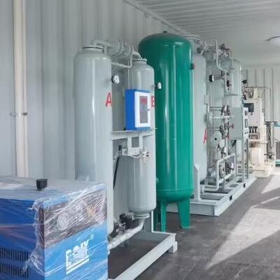 Máy phát oxy PSA 15 KW cho các ứng dụng chế biến thực phẩm với độ tinh khiết 90% Máy phát khí oxy công nghiệp