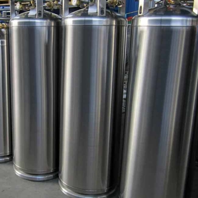 Khí ôxy xi lanh phun sương lạnh Argon lỏng, bình chứa nitơ lỏng áp suất thấp 175l