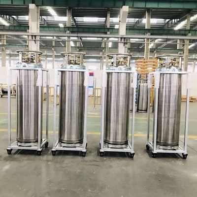 Khí ôxy xi lanh phun sương lạnh Argon lỏng, bình chứa nitơ lỏng áp suất thấp 175l