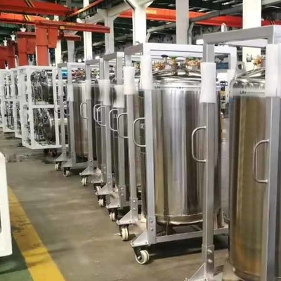 LN2 Xy lanh khí Dewar 195L 2.3MPA Bình chứa nitơ lỏng áp suất cao