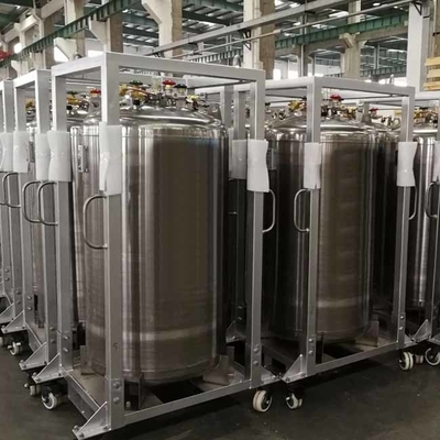 LN2 Xy lanh khí Dewar 195L 2.3MPA Bình chứa nitơ lỏng áp suất cao