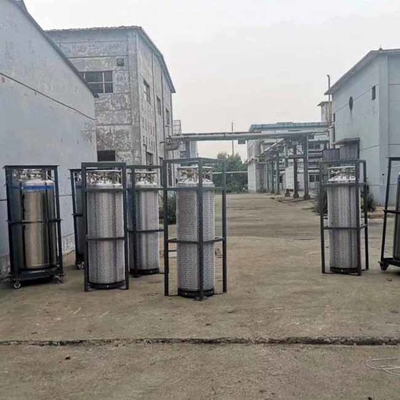 Bình chứa khí oxy 175L Cryogenic Dewar 1.37mpa 2.3mpa