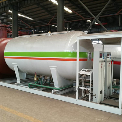 Trạm chiết nạp khí LPG 5.5kw 5-30m3 Autogas Skid Gắn