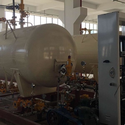 Trạm khí đốt tự động LPG lắp trượt 2,5mpa, Trạm chiết nạp LPG 50000 lít