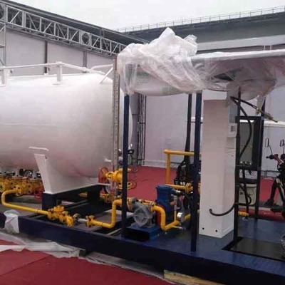Máy bơm khí tự động di động 5 đến 10 tấn LPG, Trạm nạp khí tự động 1,77mpa