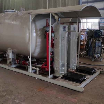 Trạm nạp khí LPG 10m3 di động Trạm tiếp nhiên liệu LPG 12m3