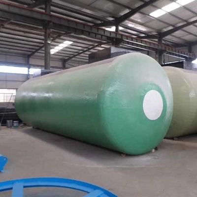 Bể chứa dầu nhiên liệu bằng thép sợi thủy tinh 30000-50000L Công nghiệp hai lớp