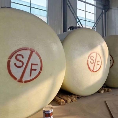 5000-200000l Bể chứa dầu dân dụng dưới lòng đất 65 mét khối chống ăn mòn