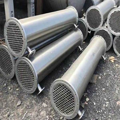 Bộ trao đổi nhiệt bay hơi dạng ống đôi 6 thanh, Bộ trao đổi nhiệt từ nước đến nước 316L