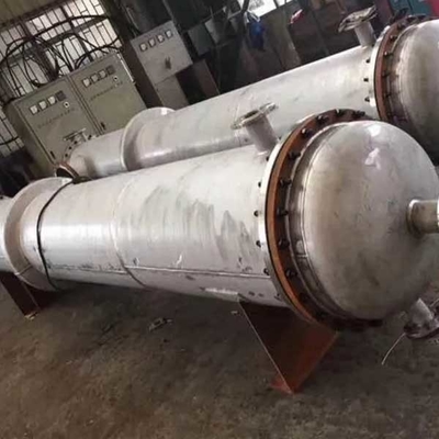 Thép không gỉ SS316L Bộ trao đổi nhiệt dạng tấm đôi bằng thép không gỉ 220V dạng ống