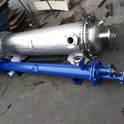Bộ ngưng tụ làm mát bằng nước dạng ống và vỏ 2,5Mpa, Bộ trao đổi nhiệt dạng ống SS316L