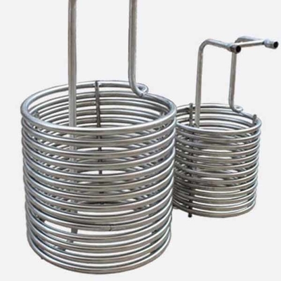 Bộ trao đổi nhiệt cuộn ống 2.1mpa Thép không gỉ 1.6mpa để làm lạnh