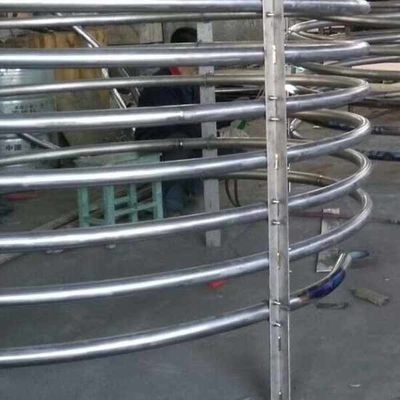 Bộ trao đổi nhiệt ống cuộn nổi 200mm 2.1MPA Titanium nguyên chất